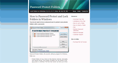 Desktop Screenshot of password-protect-folders.com