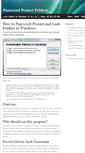 Mobile Screenshot of password-protect-folders.com