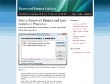 Tablet Screenshot of password-protect-folders.com